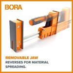 Bora 50" Parallel Clamp Set, 2 Pack of Woodworking Clamps with Rock-Solid, Even Pressure, 571150T