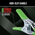 SWANLAKE 16PCS 6" inch Spring Clamp, Heavy Duty Spring Metal Spring Clamps, 2.5"-inch Jaw opening (6inch 16-Piece)