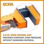 Bora 50" Parallel Clamp Set, 2 Pack of Woodworking Clamps with Rock-Solid, Even Pressure, 571150T