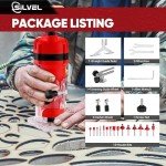 SILVEL Wood Router, 800W Wood Routers for Woodworking, 6.5Amp 1.25HP Hand Wood Router Tool, 30000R/MIN Compact Edge Trimmer with 15 1/4" Router Bit Set, Red