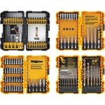 DEWALT 20V MAX* Cordless Drill/Driver Kit with Screwdriver/Drill Bit Set, 100-Piece (DCD771C2 & DWA2FTS100)