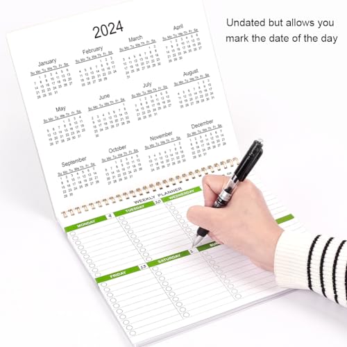 2023 Weekly Scheduler and Checklist Notepad