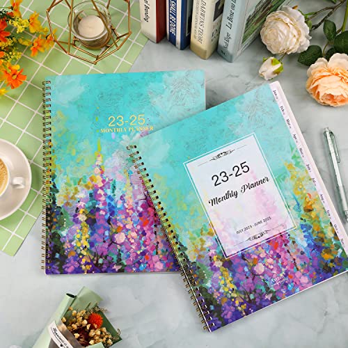 2023-2025 Monthly Planner with Tabs - Oil Painting