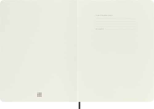 Moleskine XL Softcover Dotted Notebook - Black