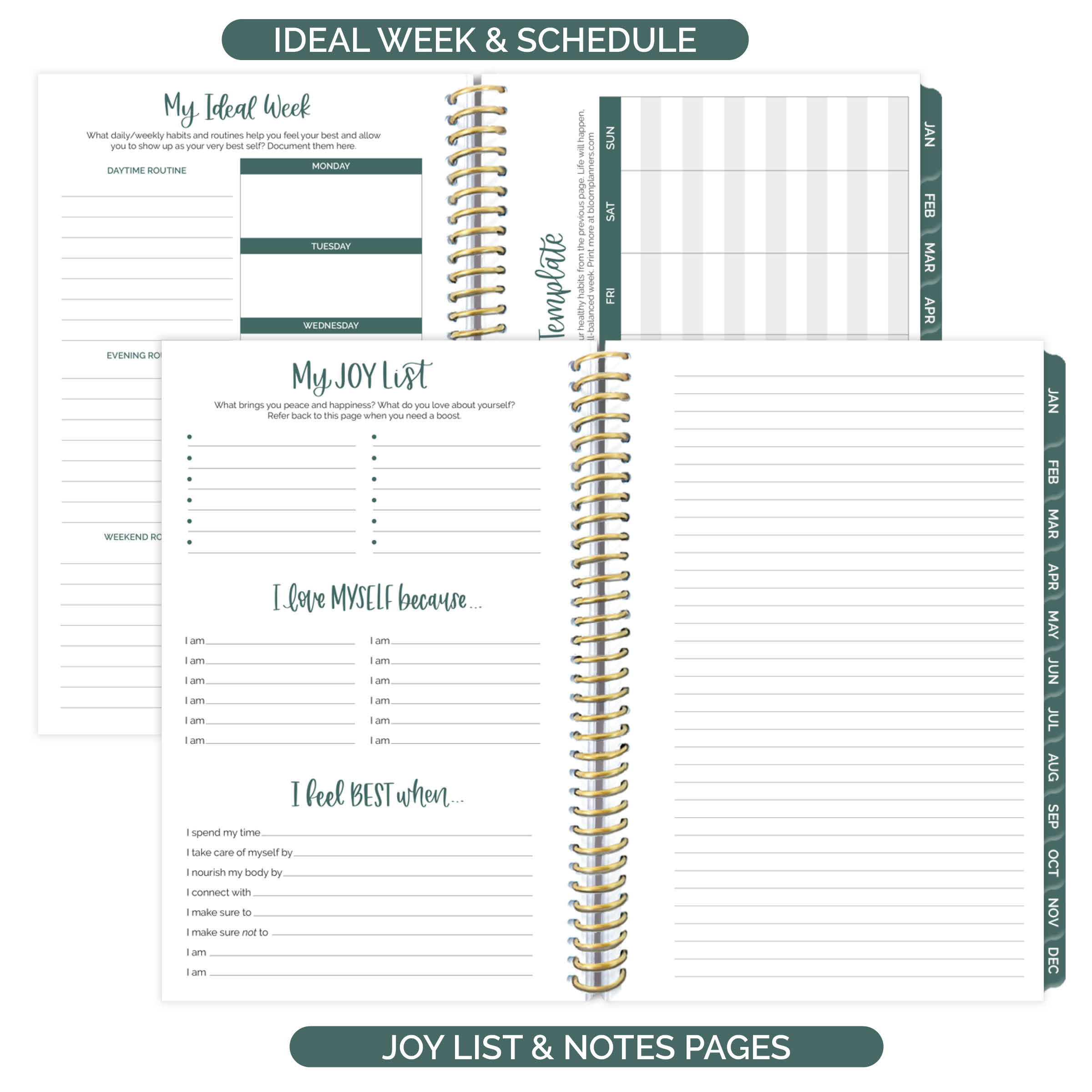 2023 Fluorescent Floral Soft Cover Planner