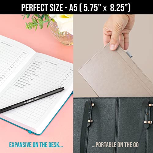 A5 Graph Journal with Thick Paper & Bookmarks