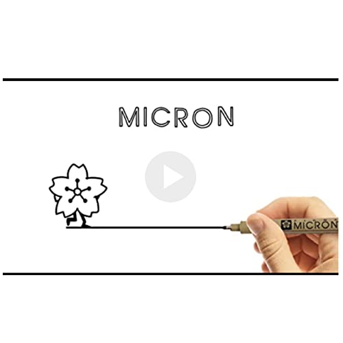 Sakura Pigma Micron Black Pen Set of 6