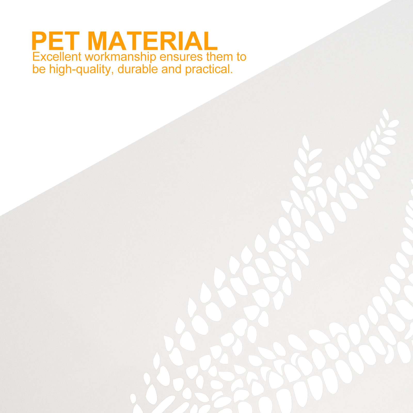 5-Pack DIY Floral Drawing Stencils Set