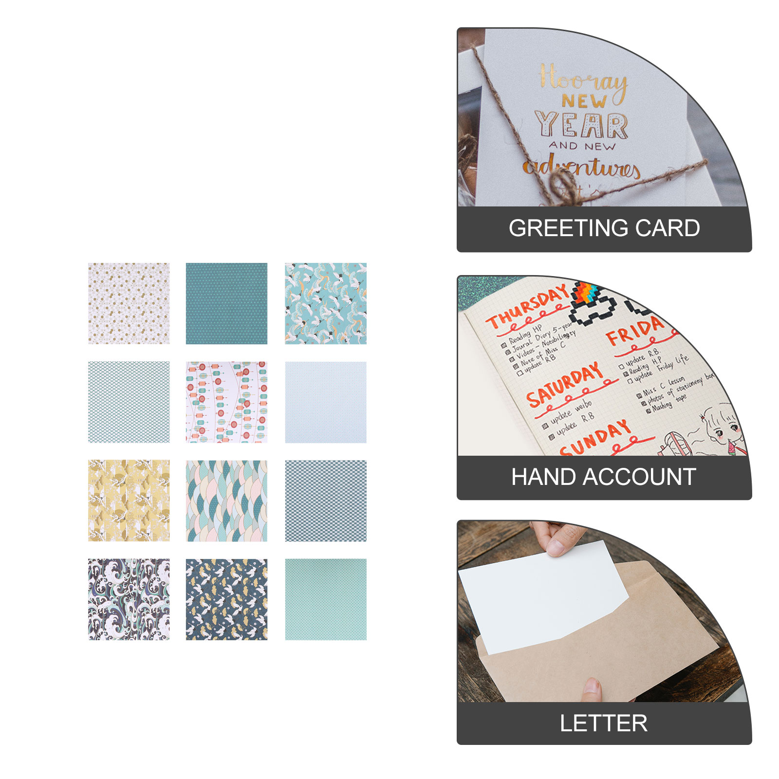 Vintage DIY Scrapbook and Journaling Paper Sheets