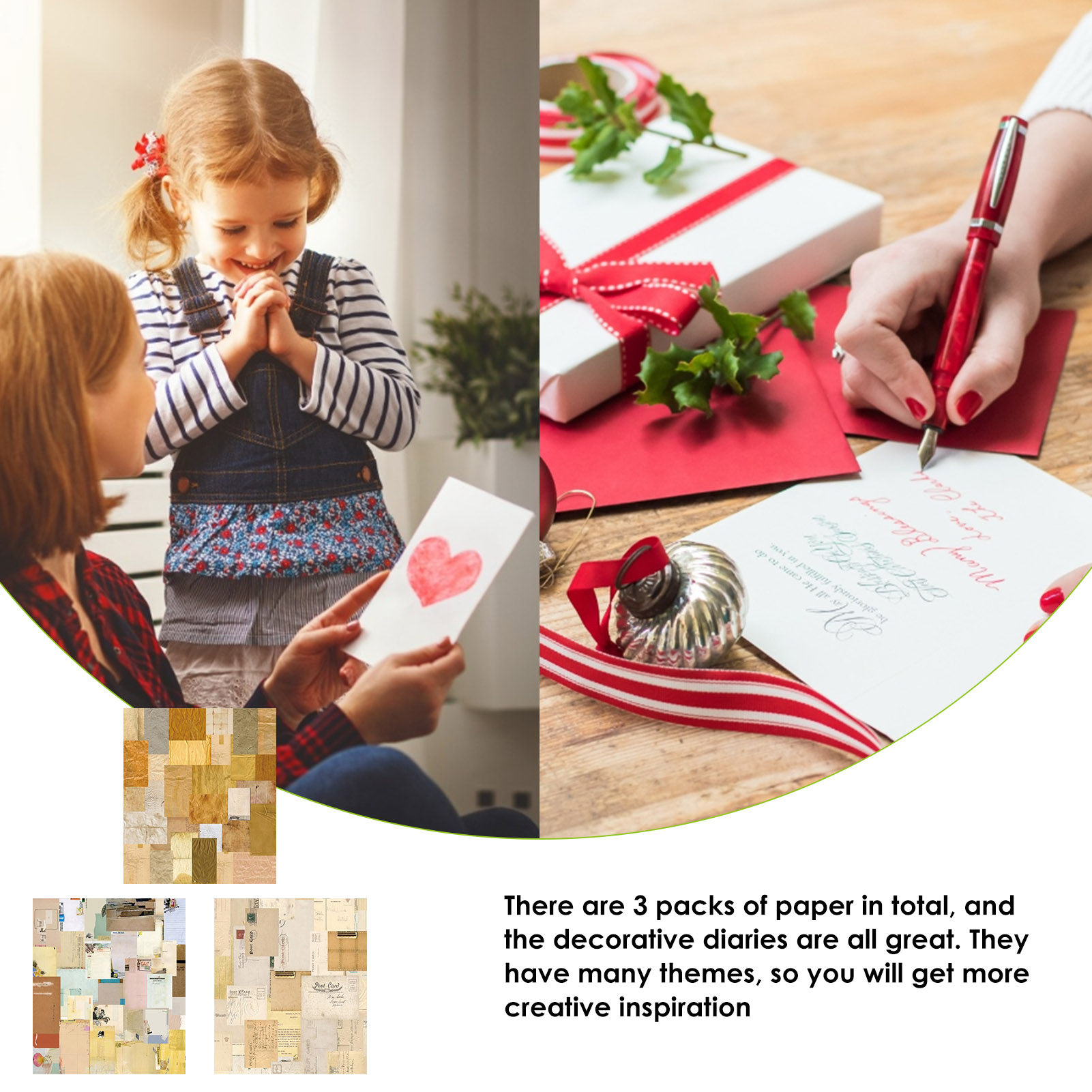 IMSHIE Vintage Journaling Paper - 180 Sheets