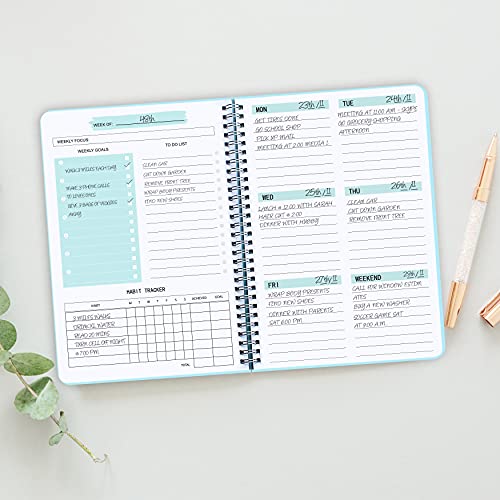 A5 Undated Weekly Goal Planner