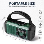 10,000mAh Solar Crank Emergency Weather Radio