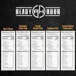 Ready Hour Emergency Meal Entrées, 120 Servings