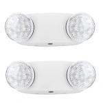 RMC LED Emergency Lights with Battery Backup - 2 Pack