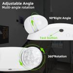 RMC LED Emergency Lights with Battery Backup - 2 Pack