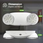 FREELICHT 4 Pack Adjustable LED Emergency Lights