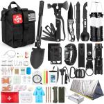 250-Piece Survival Gear Kit with Emergency Tent