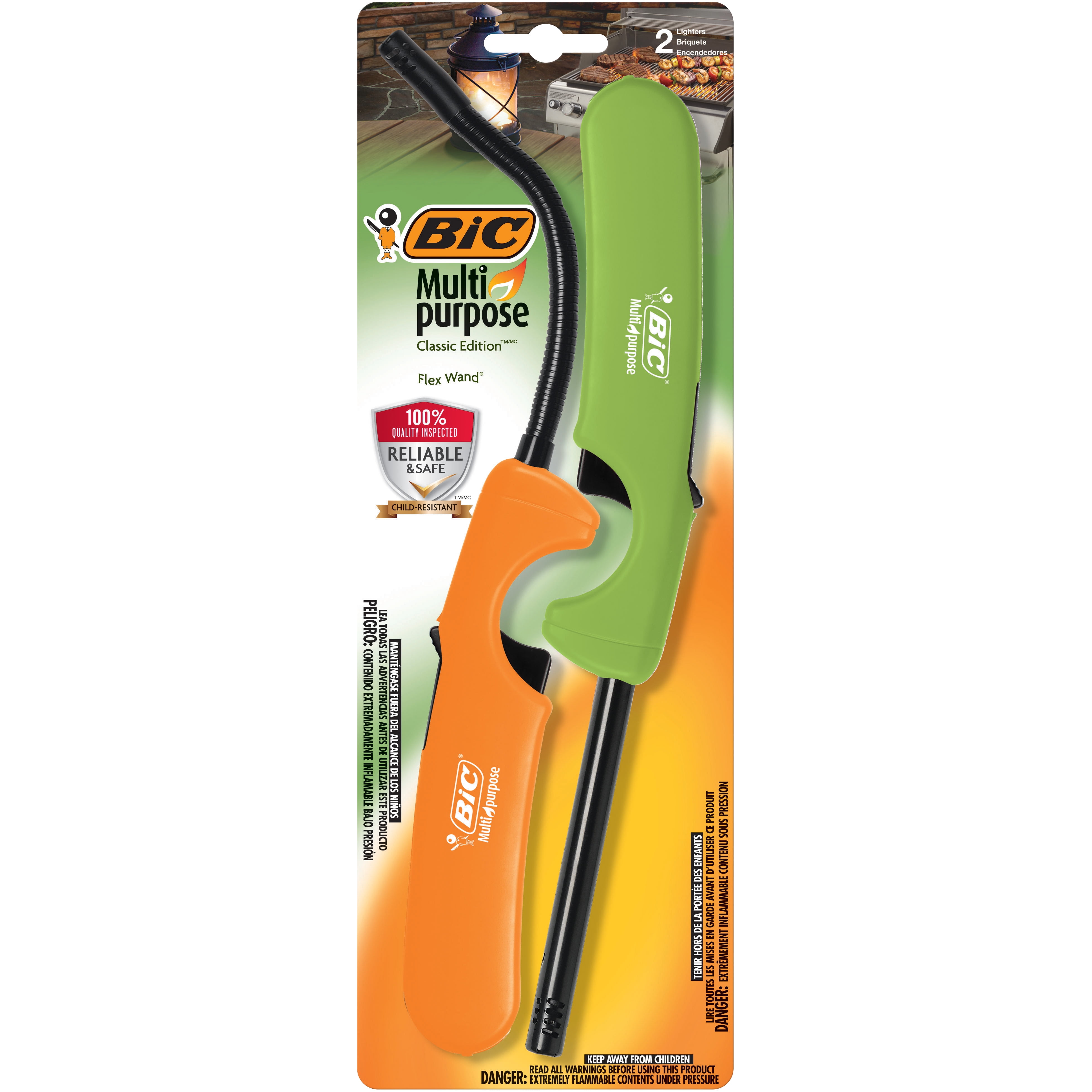BIC Classic & Flex Wand Lighter Combo