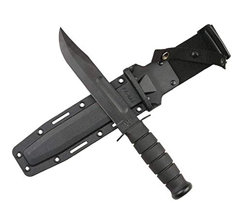 Ka-Bar KaBar Full-Size Black Plain Edge + Plastic Sheath 1213
