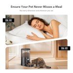 Automatic Cat Feeder - 4L Timed Dry Food Dispenser