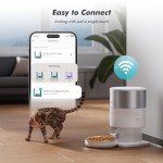 Smart Automatic Cat Feeder with WiFi and App