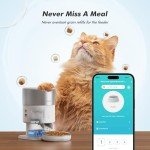 Smart Automatic Cat Feeder with WiFi and App