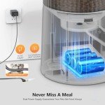 Automatic Cat Feeder - 4L Timed Dry Food Dispenser