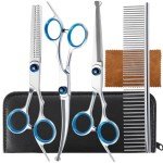 5-in-1 Dog Grooming Scissors Set with Safety Tips