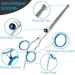5-in-1 Dog Grooming Scissors Set with Safety Tips