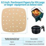 200PCS Air Fryer Parchment Paper Liners - 8.5
