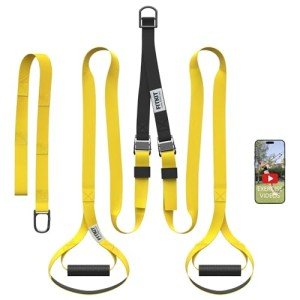 FITKIT Bodyweight Resistance Training Straps - Yellow