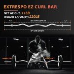 EZ Curl Bar for Home Gym Workouts