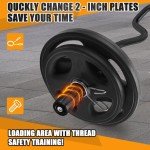 47" Olympic Curl Bar - 440 lb Capacity