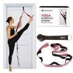 Yoga Strap with Loops and Door Anchor