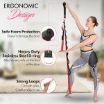 Yoga Strap with Loops and Door Anchor