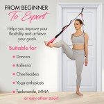 Yoga Strap with Loops and Door Anchor