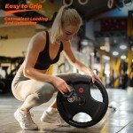 XDDIAS 2-Inch Olympic Rubber Weight Plates