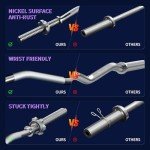 47" EZ Curl Bar for Home Gym Workouts