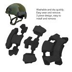 Comfortable Tactical Helmet Chin Strap System - Black
