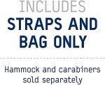 Lightweight Hammock Straps with Storage Bag, 300 LB Capacity
