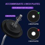 47" EZ Curl Bar for Home Gym Workouts