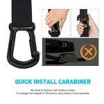 Gonex Adjustable Wooden Gymnastic Rings for Workouts