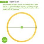 Champion Sports Multi-Color Speed Ring Set