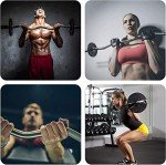 OKUGAFIT 47" Olympic EZ Curl Bar with Collars