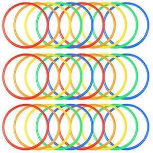 Deekin 40 Pcs Agility Training Rings – Jumping Hoops