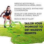 Yes4All Neon Green Agility Hex Ring Set