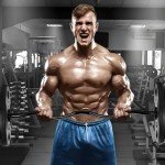 FIXTECH 47" Olympic EZ Curl Bar for Strength Training