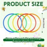 Deekin 40 Pcs Agility Training Rings – Jumping Hoops