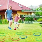 Deekin 40 Pcs Agility Training Rings – Jumping Hoops