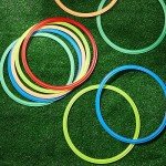 Deekin 40 Pcs Agility Training Rings – Jumping Hoops